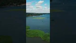 Serock Ujście Bugu do Narwi #drone #narew #serock