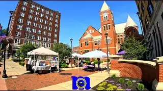 Historic Downtown Morgantown WV Walk with Appalachian Music