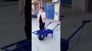 Electric Trolley #Warehousing Logistics Factory Transporter #Supports customization of various sizes