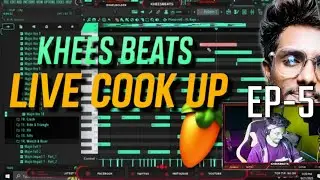 FL Studio 25 Live Cook Up | Making Crazy Melodic & Hard Beats (Full Stream) 🔥 | Khees Beats ((EP-5))