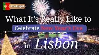 Новый год в Лиссабоне 🎉 Семейное празднование на площади Praça do Comércio с музыкой и фейерверками