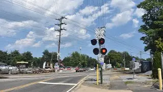NJ Transit White Road Grade Crossing Signal Activation New Signals Little Silver NJ
