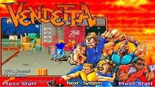 Vendetta Arcade Gameplay (1991) No Commentary