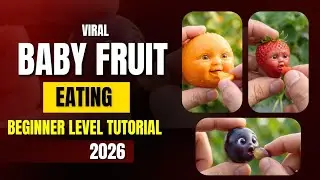 How to Make Viral Baby Fruit Eating Videos with AI 2026 | Free Master Prompt Tutorial