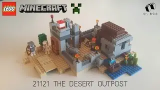 LEGO MINECRAFT / 21121 THE DESERT OUTPOST / STOP MOTION SPEED BUILD