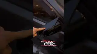Накладка на  зеркала Mitsubishi lancer 10  Черный