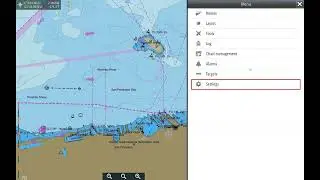 SIMRAD ECDIS E5024  Switching Chart Orientation