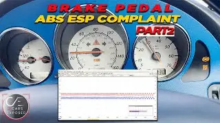 Педаль тормоза и предупреждение ABS ESP Жалоба клиента Часть 2 | Датчик скорости заднего левого колеса