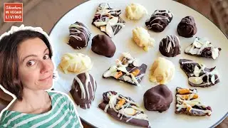 Easy 3-Ingredient Vegan Chocolate Treats (3 Types!) | Adventures in Vegan Living Episode 3