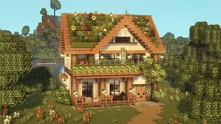 [Minecraft] 🧚🌼 Fairycore House Tutorial / Mizuno's 16 Craft Resource Pack