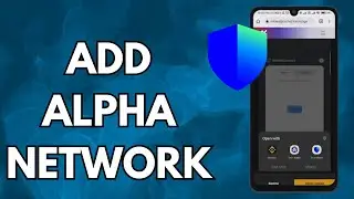 ADD Alpha Network to Trust Wallet in SECONDS 2025!