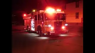 Wheeling, WV Fire Dept House Fire Response: Locust Avenue (2017)