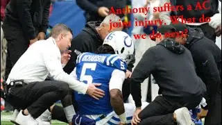 Anthony Richardson suffers a grade 3 AC joint injury. What do the colts do next?