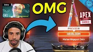Opening and Ranking Every New Cosmetic In Apex Legends New Halloween Event! My FIRST Heirloom!
