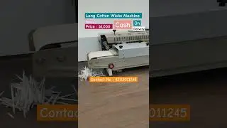 Long cotton wicks machine | cotton wick machine price | vattulu making machine | wicks #shorts