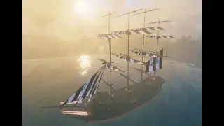 ValheimRAFT v2.1.1 how to place the ship and sails (my new version)