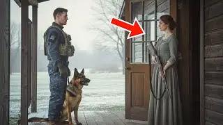 “Alleen voor deze nacht”, zei de POLITIEAGENT met zijn K9-hond — de weduwe wist de waarheid nog niet