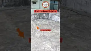 Roof Leakage Solution || Slab Leakage Solution #waterproofing #shortsfeed #satisfying #telugu