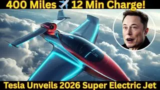 &ldquo;Tesla Unveils 2026 Super Electric Jet: 400-Mile Flight & Just 12-Minute Recharge!