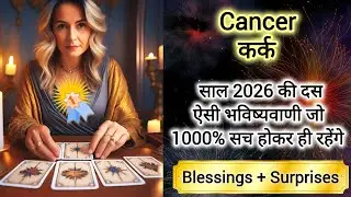 CANCER ✨🏆 कर्क राशी 2026 की 10 भविष्यवाणी जो सच होकर रहेंगी🎯 KARK RASHI 2026🪄🔱 #viral #tarot #cancer