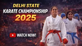 DEEP TIWARI vs. ARPANA CHOUHAN : Delhi State Karate Championship 2026 : female kumite ( - 55kg )