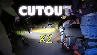 2 Cutout's 1 Wheel (A Group Ride Gone Wrong) #electricunicycle   #inmotionv13   #euc  #grouprides