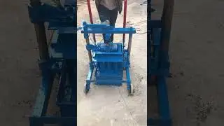Small block brick-making machine