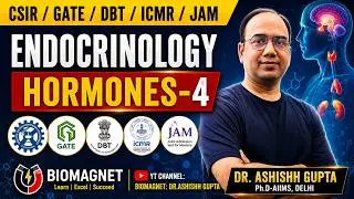 8 DAYS ONLY | SPECIAL CLASS – HORMONES-4  I  CSIR-NET-LIFE SCIENCES | GATE | ICMR | IIT-JAM I KVS