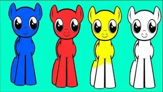 My Little Pony Coloring Pages Book Learn Color For Kids