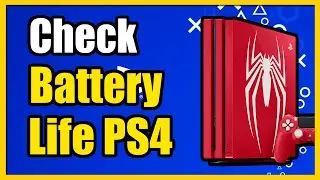 How to Check battery Life on PS4 Controller on PS4 Console (Easy Tutorial)