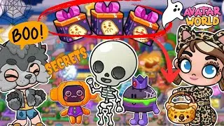 All FAMOUS HALLOWEEN SECRETS in Avatar World |  COMPLETE GUIDE! 🕸️✨