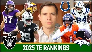 TOP 30 TE RANKINGS | 2025 Fantasy Football