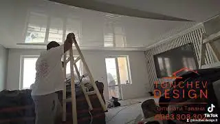 Монтаж на Опънат таван Бял Гланц