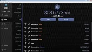 How to Transfer EOS Tokens from EXODUS to SimplEOS Mainet Wallet