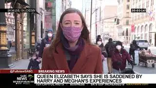 Queen Elizabeth says she is saddened by Harry and Meghan's experiences
