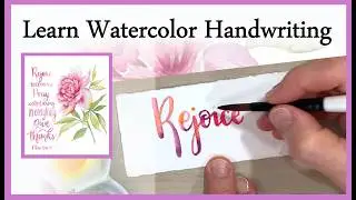 How to Create Beautiful Watercolor Hand Lettering &ndash; Easy Techniques for Beginners