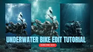 New trending instagram reel edit (UNDERWATER BIKE VIDEO)