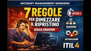 Incident management moderno: 7 regole per dimezzare il ripristino
