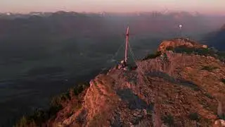 Sunset on top of Gurtisspitze