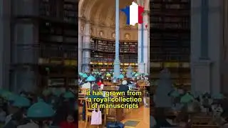 The heart of french heritage #francefacts #frenchnationallibrary #france  #shorts