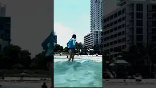Surfing in Miami - almost forgot that this is the whole point!