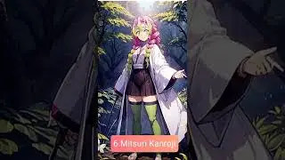 Top 10 most beautiful characters in demon slayer💖💥#shorts