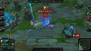 Season 8 First Game Master Yi Pentakill