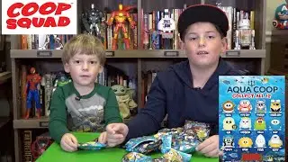 Unboxing The Coop Squad Aqua Coops Keychains Mystery Blind Bag Set of 12 Tank Pork Chop Polly EP26