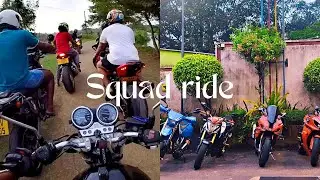 Squad ride with high CC bikes | Sri Lanka Motorbike vlog | CB1000, S1000RR, MT07.