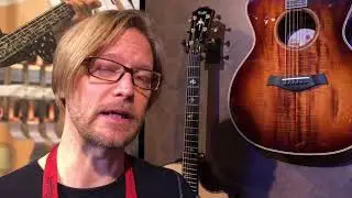 Taylor Guitars Explains V-Class Bracing NAMM 2018