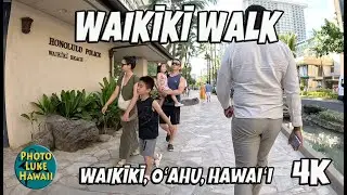 Waikiki Walk Monsarrat to Royal Hawaiian Center 4K60 May 27, 2023 Oahu Hawaii Mezm by Isaac Charles