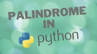 how to check palindrome in python?