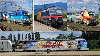 L'INTENSO TRAFFICO MERCI e PASSEGGERI di VILLACH WARMBAD (Parte 2/3)