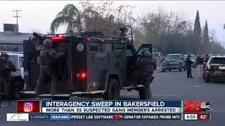 Interagency sweep goes after local gang members